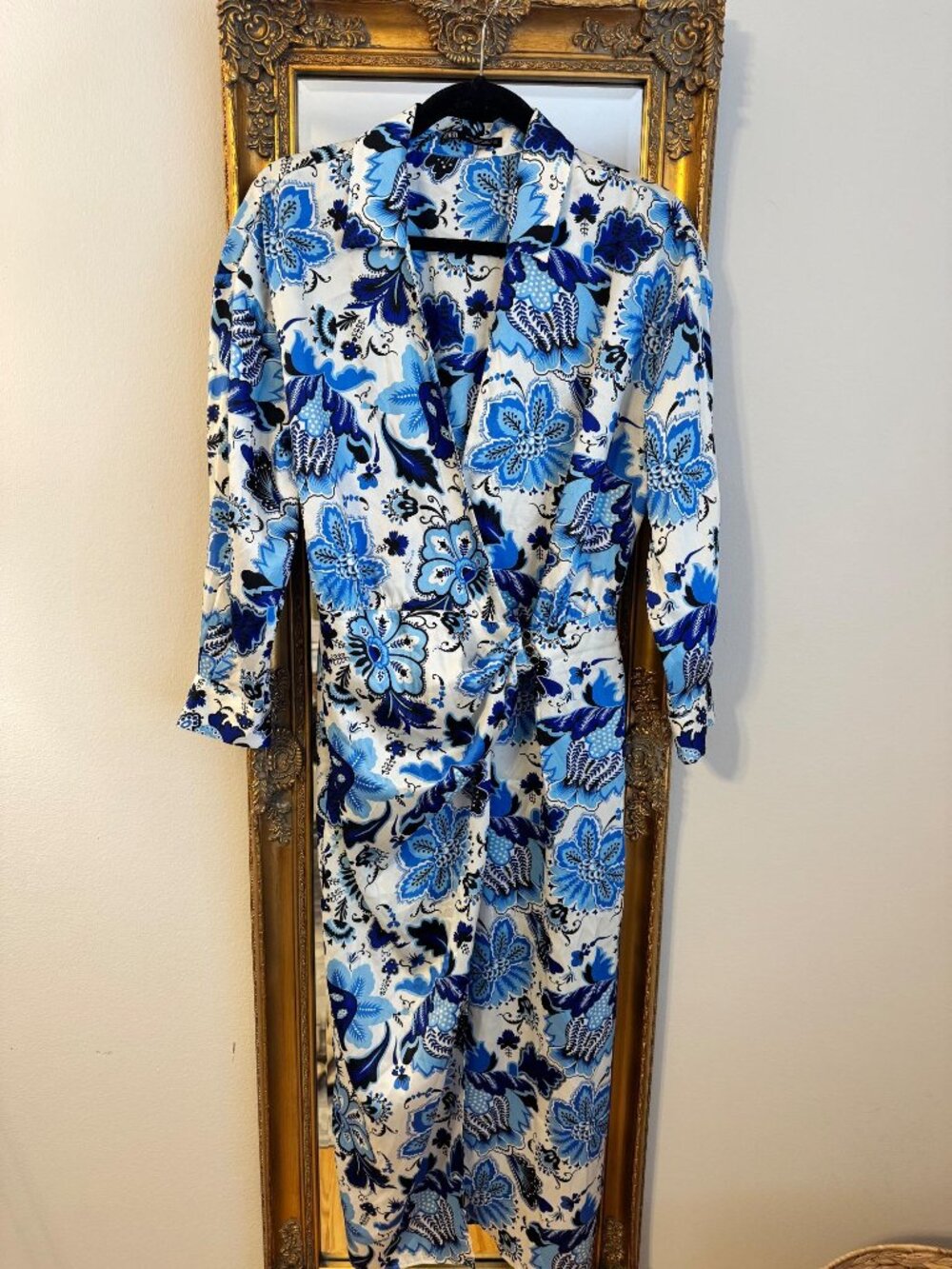 Zara Floral Print Wrap Dress